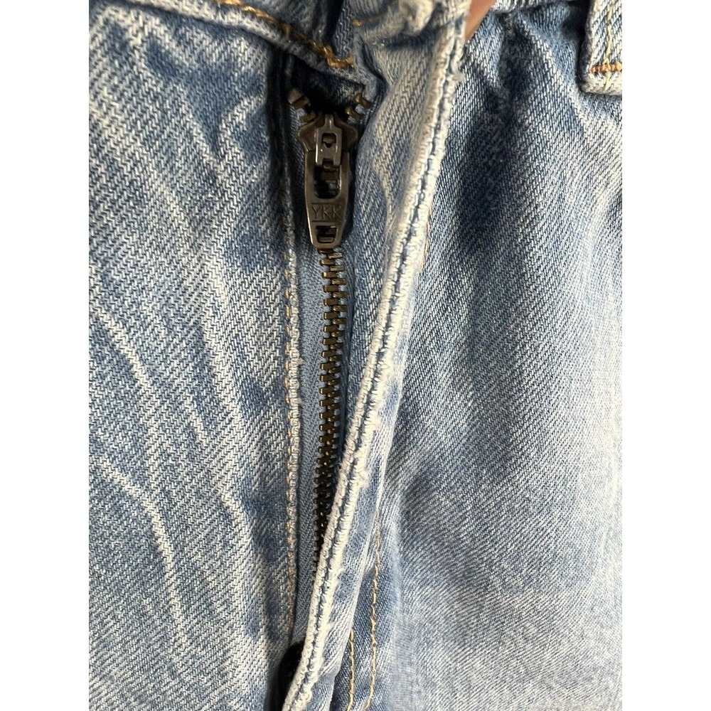New Free People With The Band Relaxed Jeans LA Blue - Picture 10 of 12